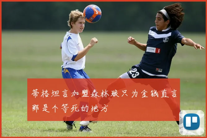 蒂格坦言加盟森林狼只为金钱直言那是个等死的地方